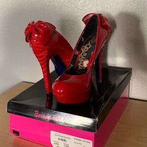 Betsey Johnson Red High Heels